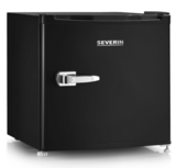 Severin GB-8880 retro mini koelkast en vriezer zwart 31 liter