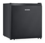 Severin KB-8879 mini koelkast zwart 45 liter voorkant links