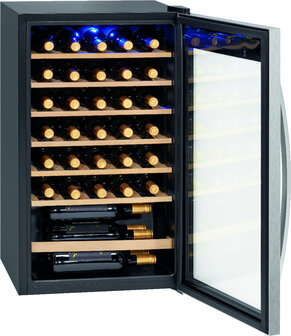 ProfiCook WK1235 glasdeur wijnkoelkast 36 flessen met UV-werend glas