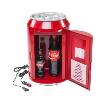 Mobicool mini koelkast Coca-Cola Cool Can 10 liter open met inhoud