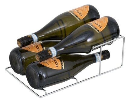 Husky mini koelkast met prosecco opdruk 48 liter KK50-PROSECCO rek gevuld