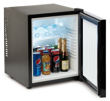Technomax TP20N thermo-elektrische minibar koelkast 20 liter zwart voorkant