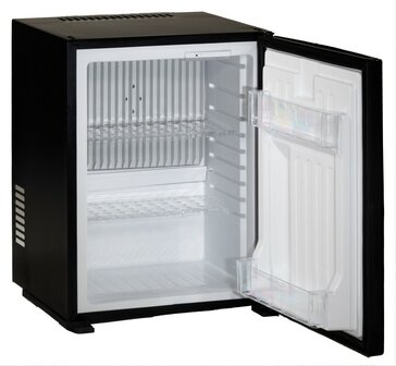 Technomax HP40LN thermo-elektrische mini koelkast zwart 40 liter open leeg