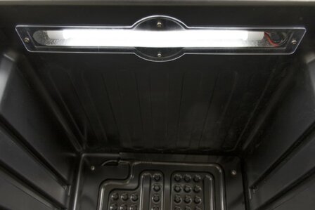 Husky KK70-BK-NL-HU mini koelkast zwart met glazen deur 71 liter ledverlichting