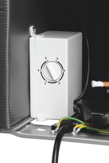Bartscher 700183 compressor mini koelkast met glazen deur 46 liter zwart instelbare temperatuur