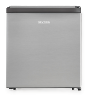 Severin KB-8878 mini koelkast grijs 45 liter voorkant