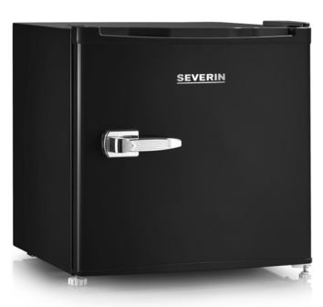 Severin GB-8880 retro mini koelkast en vriezer zwart 31 liter