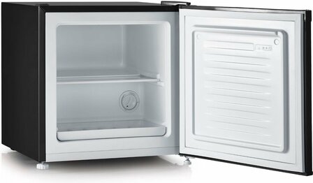Severin GB-8880 retro mini koelkast en vriezer zwart 31 liter