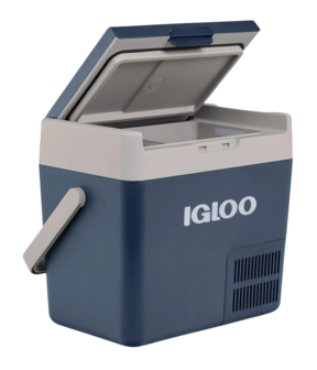 Igloo ICF18 elektrische compressor koelbox 18 liter blauw wit