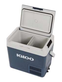 Igloo ICF18 elektrische compressor koelbox 18 liter blauw wit