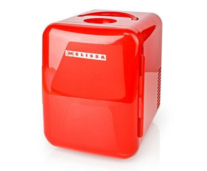 Melissa 16580009 draagbare mini koelkast rood 4 liter