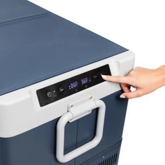 Igloo ICF80DZ elektrische compressor koelbox 80 liter blauw wit