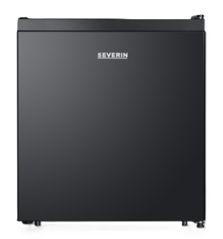 Severin KB-8879 mini koelkast zwart 45 liter voorkant