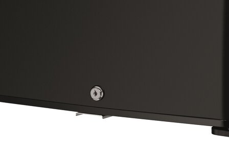Bartscher 700118 minibar 34 liter mat zwart slot