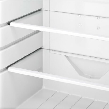 First Austria FA5172-2 thermo-elektrische mini koelkast 40 liter met glasdeur zwart twee glazen legplateaus