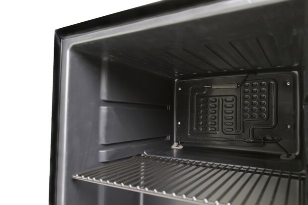 Husky mini koelkast zwart met glazen deur 48 liter KK50-CNS-NL-HU binnenkant