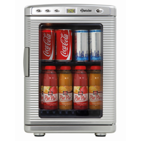 Bartscher 700089 thermo-elektrische mini koelkast 19 liter grijs voorkant