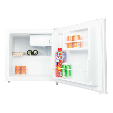 Salora CFB4300WH minibar koelkast wit 43 liter deur geopend