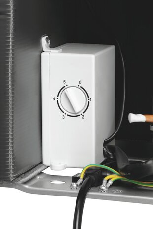 Bartscher 700183 compressor mini koelkast met glazen deur 46 liter zwart instelbare temperatuur