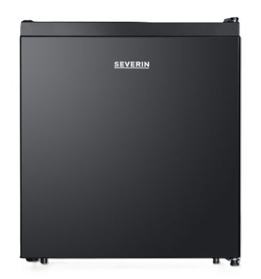 Severin KB-8879 mini koelkast zwart 45 liter voorkant