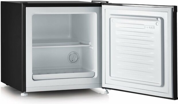 Severin GB-8880 retro mini koelkast en vriezer zwart 31 liter