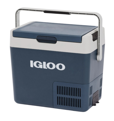 Igloo ICF18 elektrische compressor koelbox 18 liter blauw wit