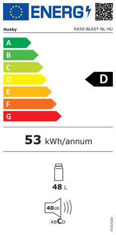 Energielabel Husky KK50-BLAST-NL-HU