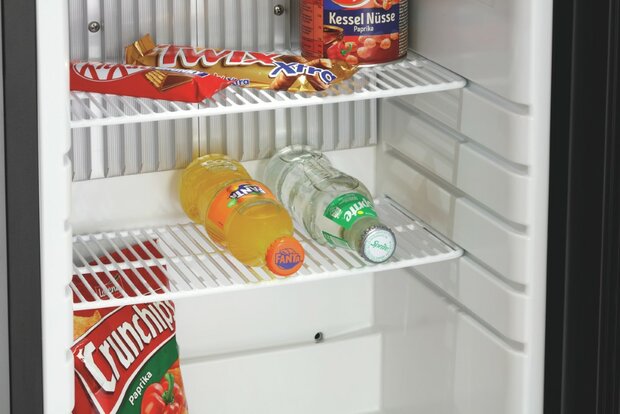 Bartscher 700118 minibar 34 liter zwart binnenkant