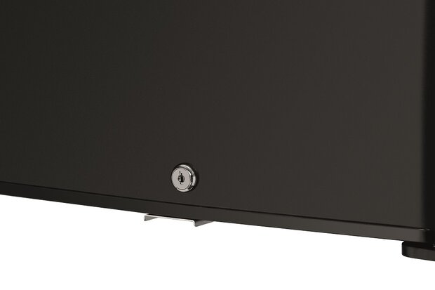 Bartscher 700118 minibar 34 liter mat zwart slot