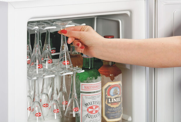 Bartscher 700078 kleine vriezer 38 liter wit binnenkant