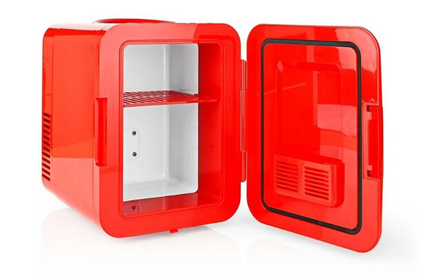 Melissa 16580009 draagbare mini koelkast rood 4 liter