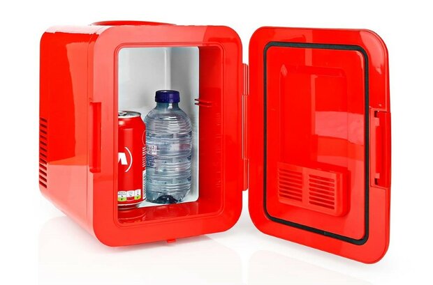 Melissa 16580009 draagbare mini koelkast rood 4 liter