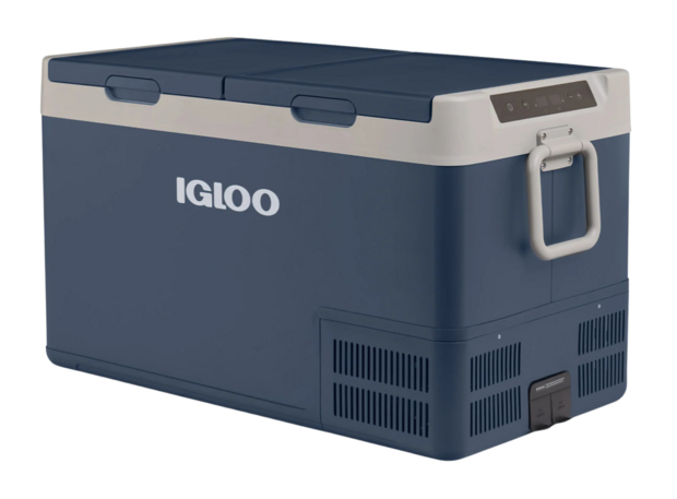 Igloo ICF80DZ elektrische compressor koelbox 80 liter blauw wit
