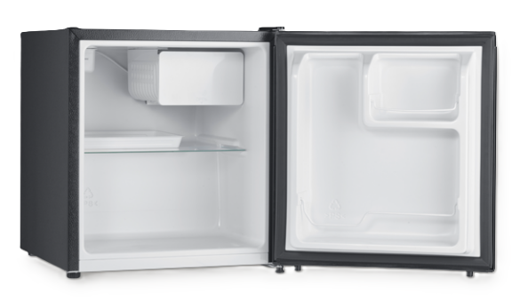 Severin KB-8879 mini koelkast zwart 45 liter geopend