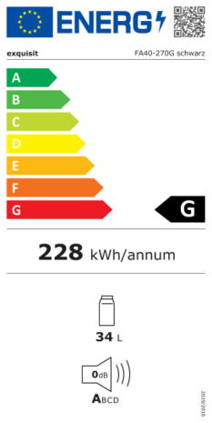 FA40-270GSW energielabel G